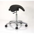 Betterbeds F1465-BK BetterPosture Saddle Ergonomic Height Adjustment Chair Seating - Black BE2592581